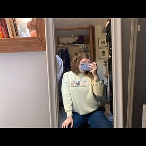 Whimsical Hen Crew Neck.